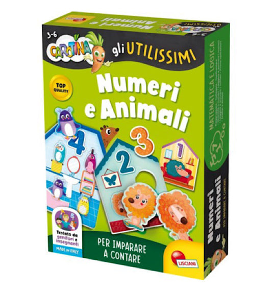 GIOCO LISCIANI- NUMERI E ANIMALI