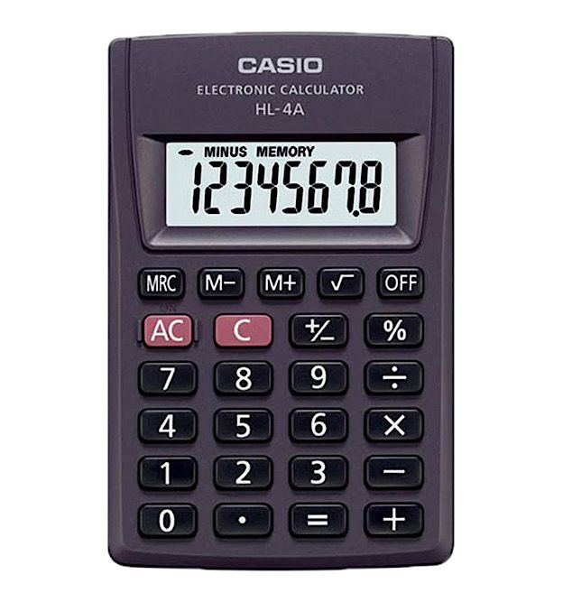 CALCOLATRICE CASIO PORTABLE