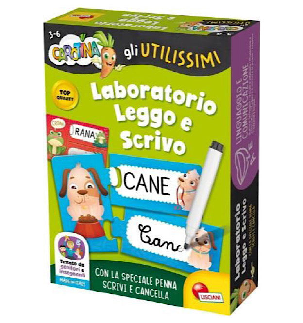 GIOCO LISCIANI- LABORATORIO LEGGO E SCRIVO