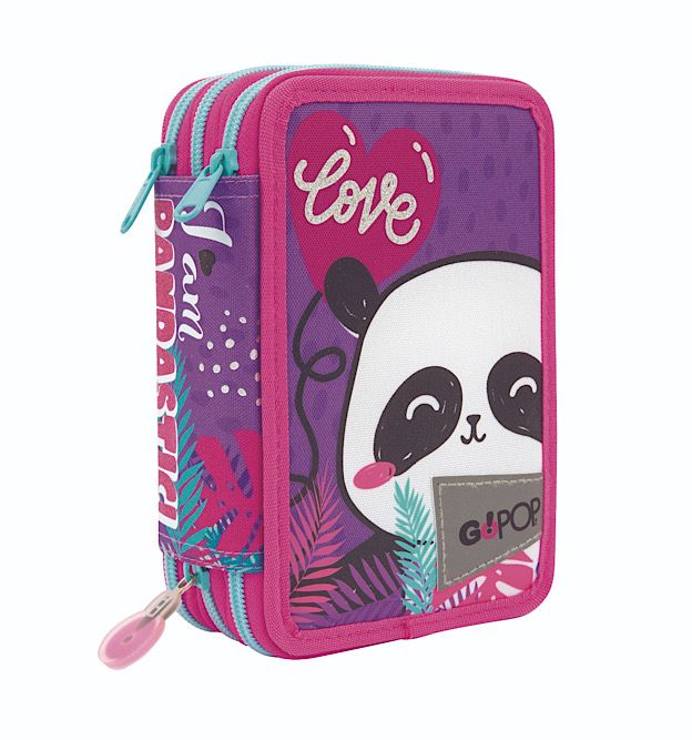 ASTUCCIO 3 ZIP GOPOP PANDASTIC