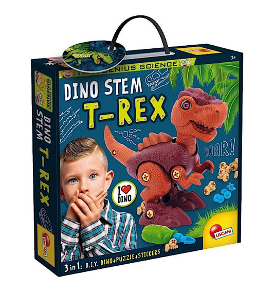 GIOCO LISCIANI- I'AM A GENIUS DINO STEM T-REX