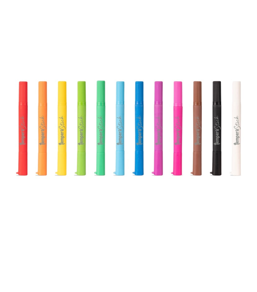 TEMPERA STICK 12 COLORI