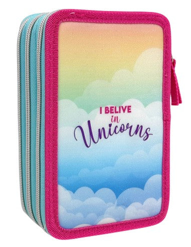 ASTUCCIO 3 ZIP UNICORNO