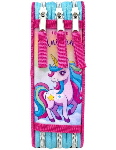 ASTUCCIO 3 ZIP UNICORNO