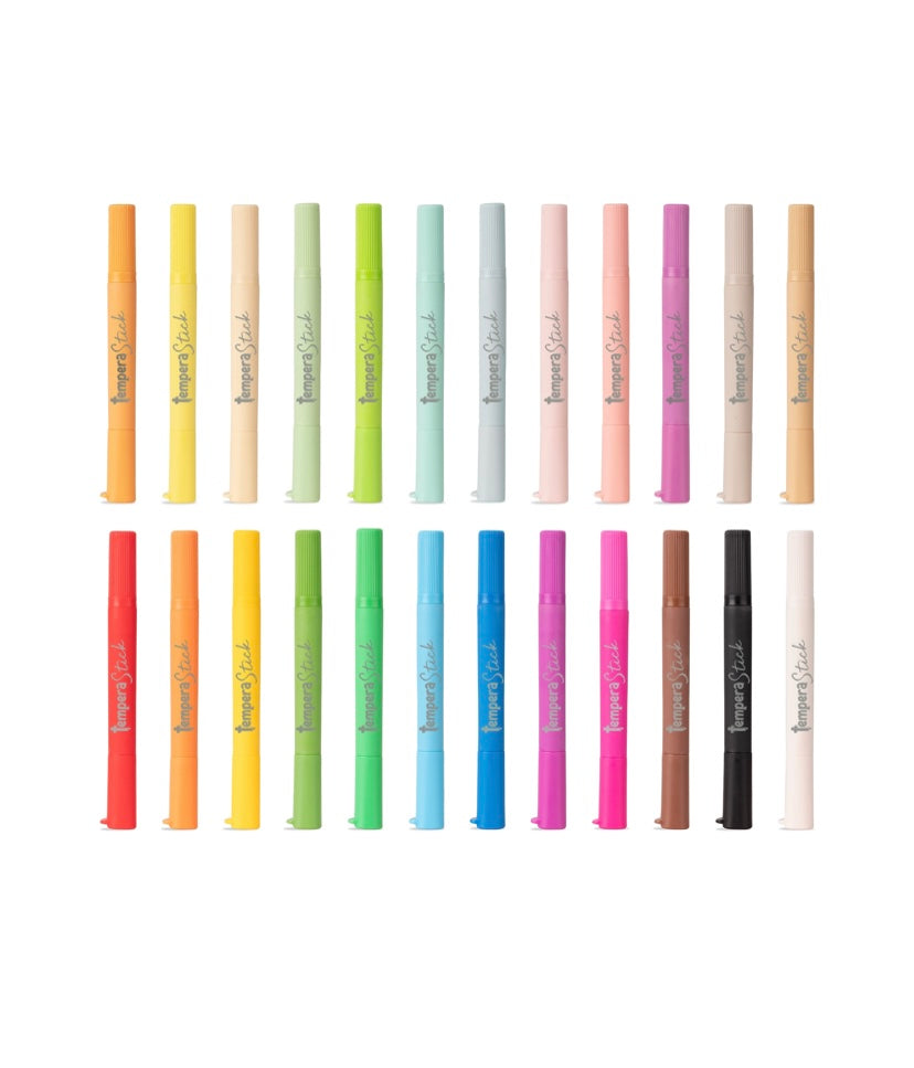 TEMPERA STICK RAINBOW 24 COLORI