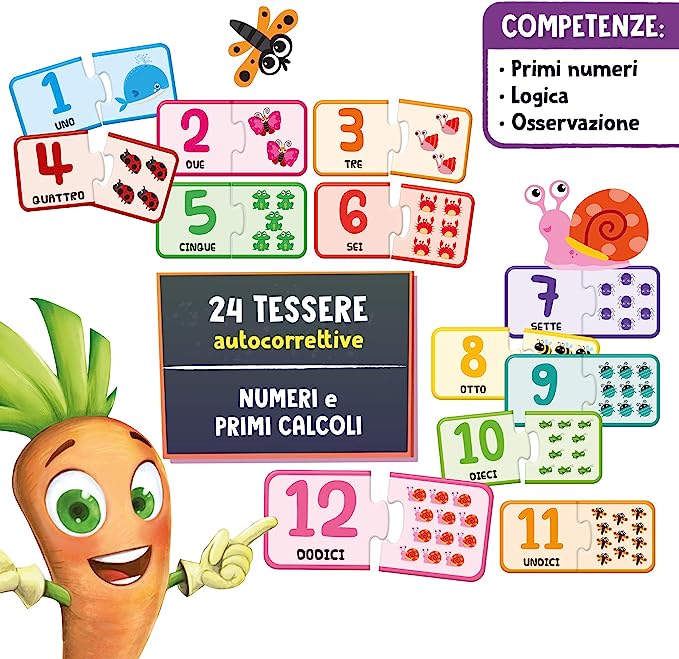 GIOCO LISCIANI- NUMERI ALLEGROTTI