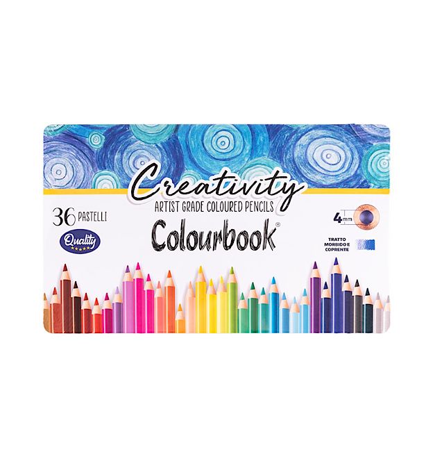 CONFEZIONE PASTELLI DA 36 COLOURBOOK