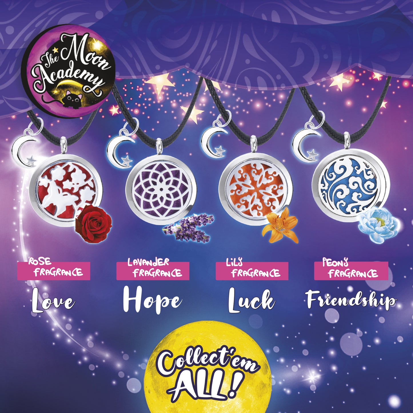 THE MOON ACADEMY- PERFUMED AMULETS COLLECTION