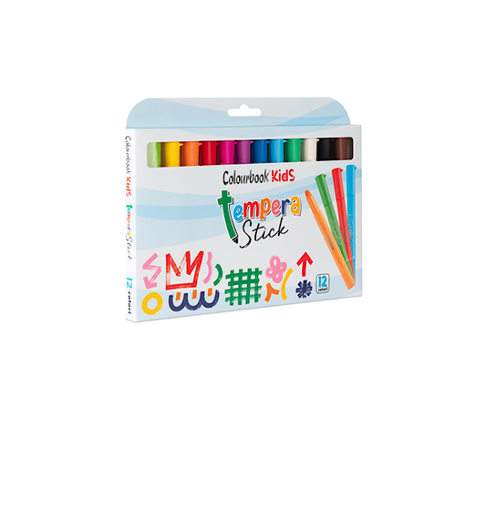 TEMPERA STICK 12 COLORI