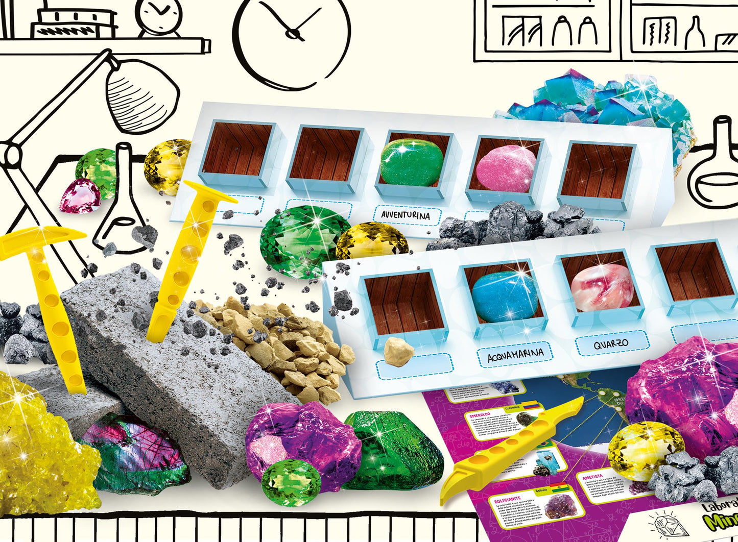 GIOCO LISCIANI- LABORATORIO DI MINERALOGIA