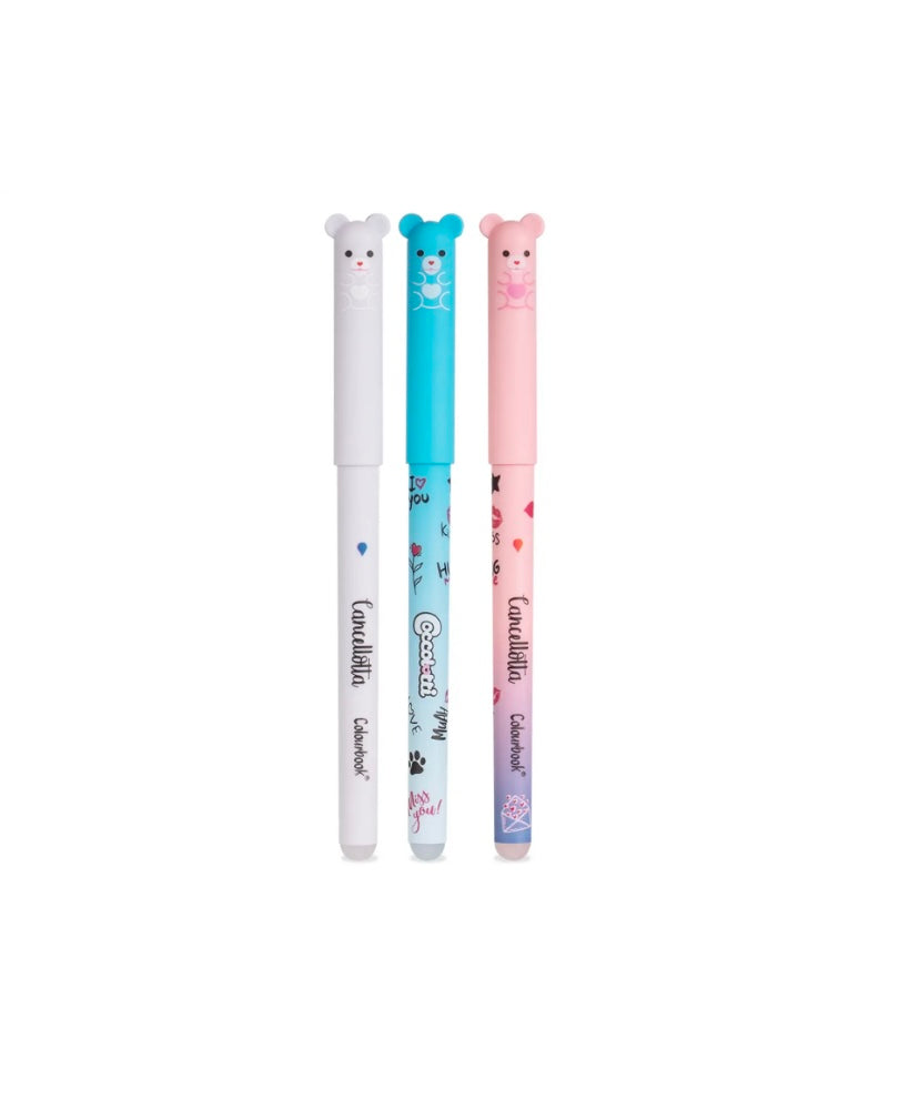 COCCOLOTTI- SET DI 3 PENNE CANCELLOTTE