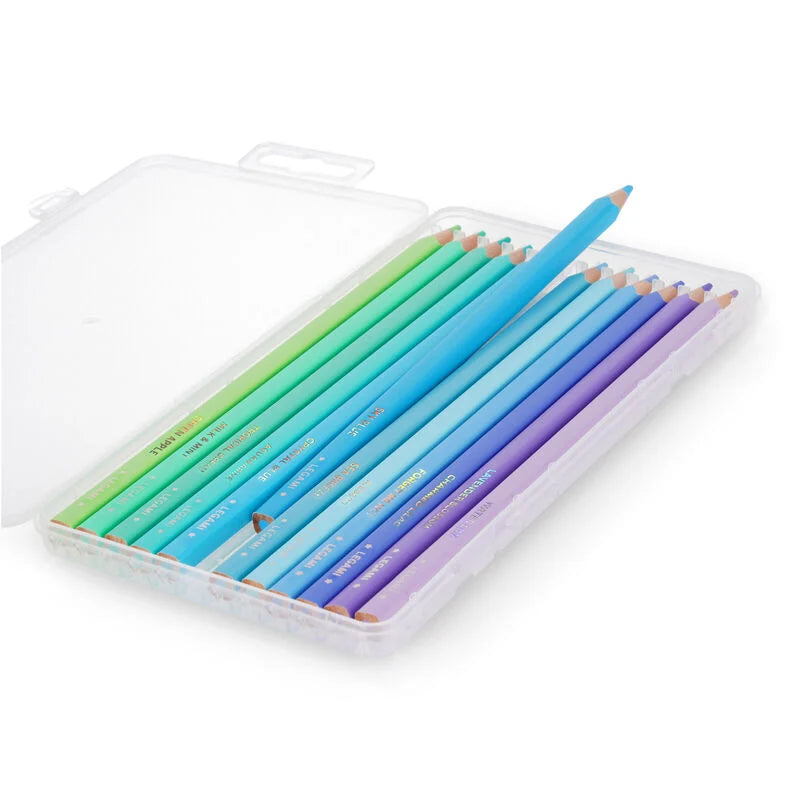 LEGAMI- SET DI 12 MATITE COLORATE (OCEAN PALETTE)