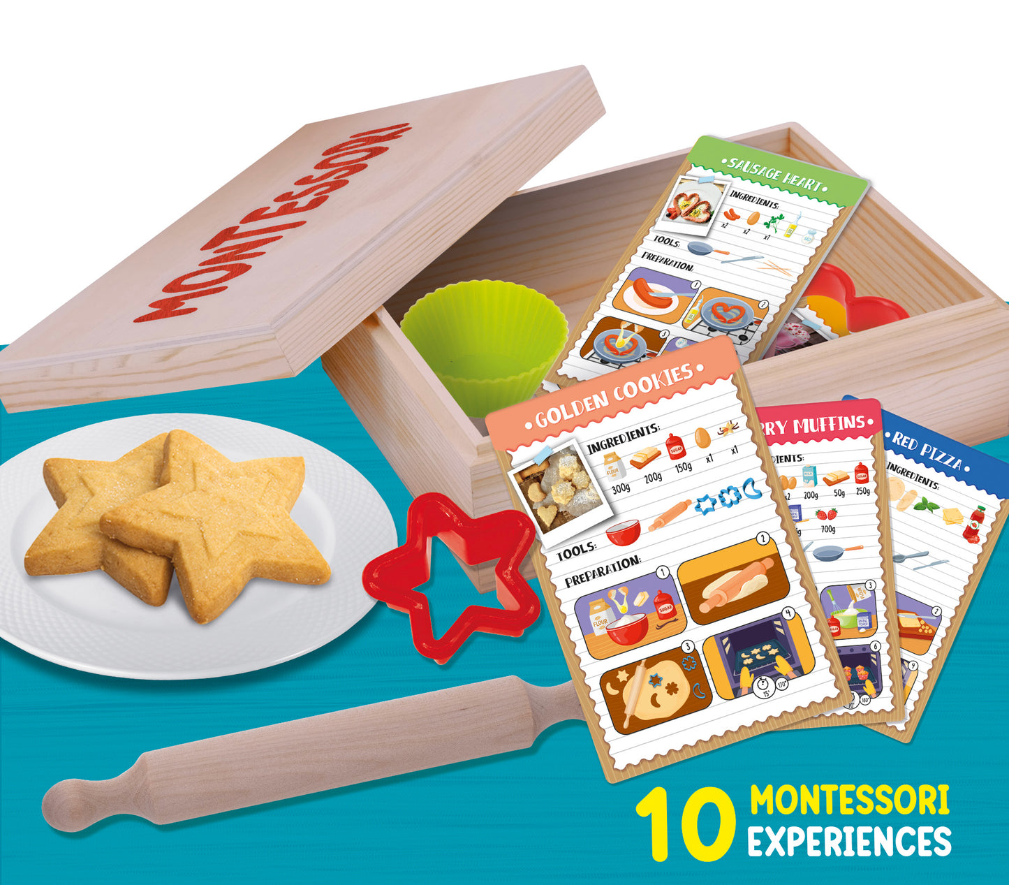 GIOCO LISCIANI- MONTESSORI BOX  TASTE