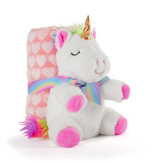 PERLETTI- COPERTINA + PELUCHE UNICORNO