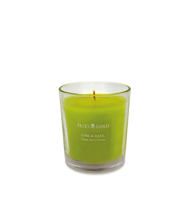 CANDELA- BICCHIERE LIME E BASIL