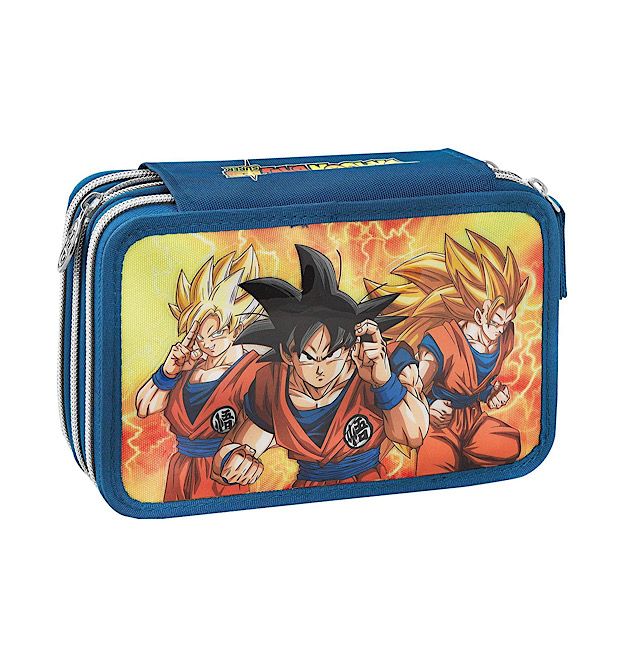 ASTUCCIO 3 ZIP DRAGON BALL