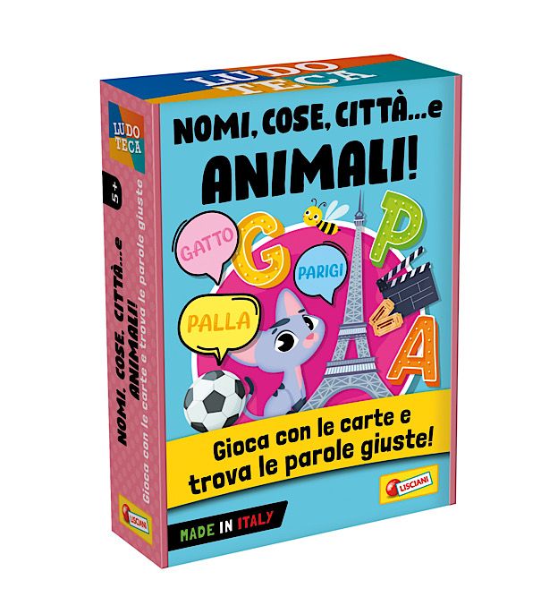 GIOCO LISCIANI- NOMI, COSE, CITTÀ... E ANIAMLI