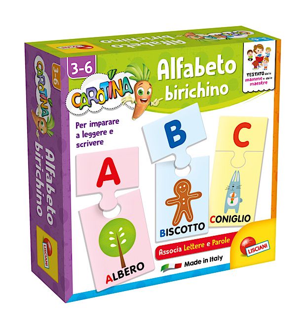 GIOCO LISCIANI- ALFABETO BIRICHINO