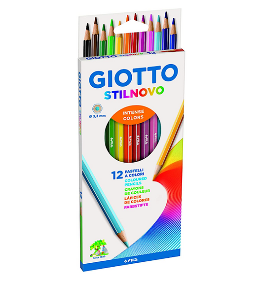 CONFEZIONE DA 12 PASTELLI GIOTTO- STILNOVO