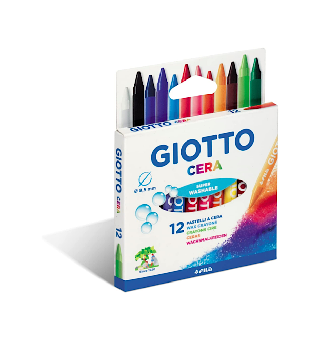 CONFEZIONE DA 12 PASTELLI A CERA MAXI- GIOTTO