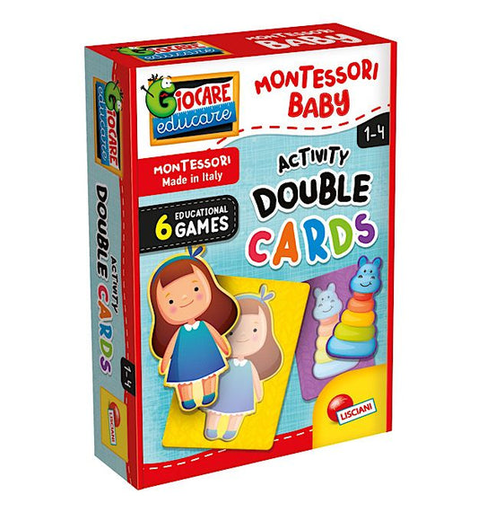 GIOCO LISCIANI- MONTESSORI ACTIVITY DOUBLE CARDS