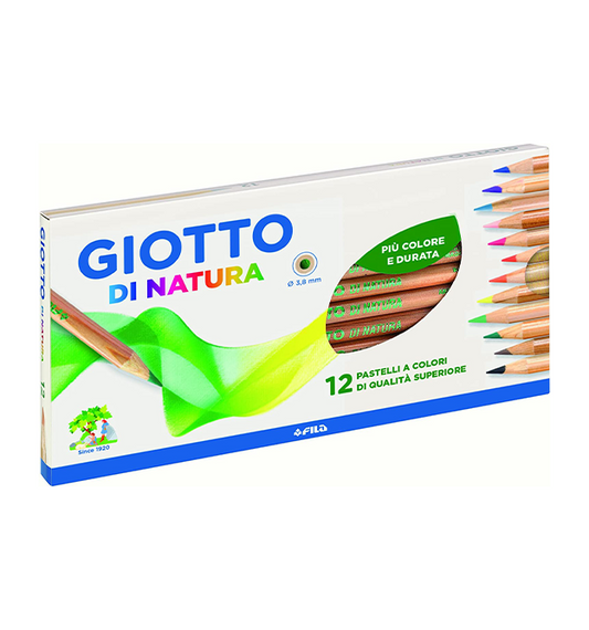 CONFEZIONE DA 12 PASTELLI GIOTTO NATURA