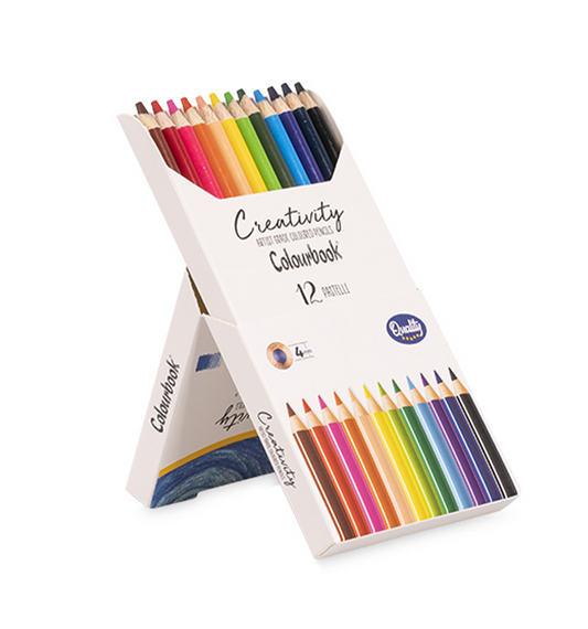 CONFEZIONE DA 12 PASTELLI COLOURBOOK