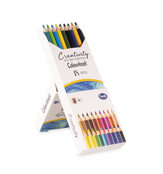 CONFEZIONE DA 18 PASTELLI COLOURBOOK