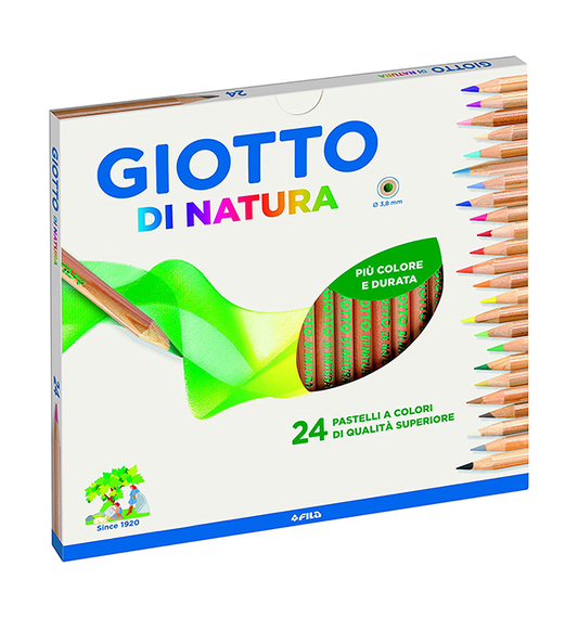 CONFEZIONE DA 24 PASTELLI GIOTTO NATURA