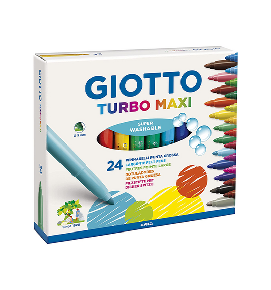 CONFEZIONE DA 24 PENNARELLI GIOTTO- TURBO MAXI