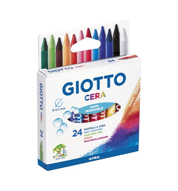 CONFEZIONE DA 24 PASTELLI A CERA- GIOTTO