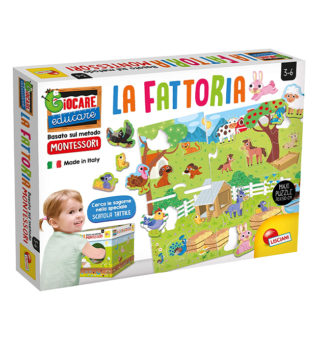 GIOCO LISCIANI- MONTESSORI LA FATTORIA