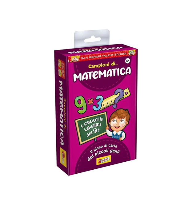 GIOCO LISCIANI- IL GIOCO DI CARTE CAMPIONI DI MATEMATICA