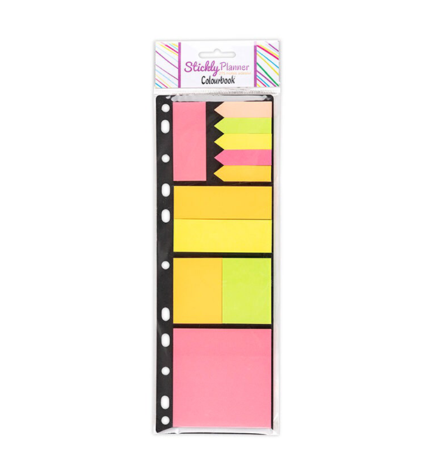 STICKLY PLANNER COLOURBOOK- 275 NOTES ADESIVI