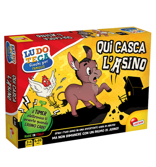 GIOCO LISCIANI- QUI CASCA L’ASINO