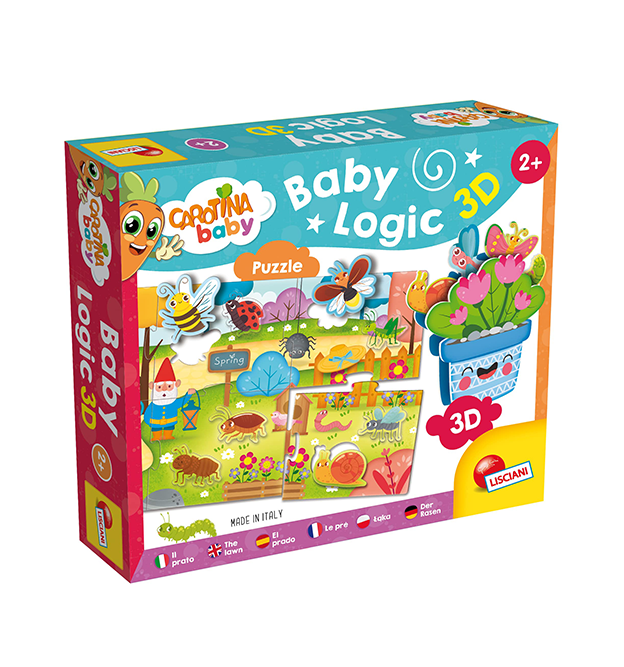 GIOCO LISCIANI- CAROTINA BABY LOGIC 3D IL PRATO