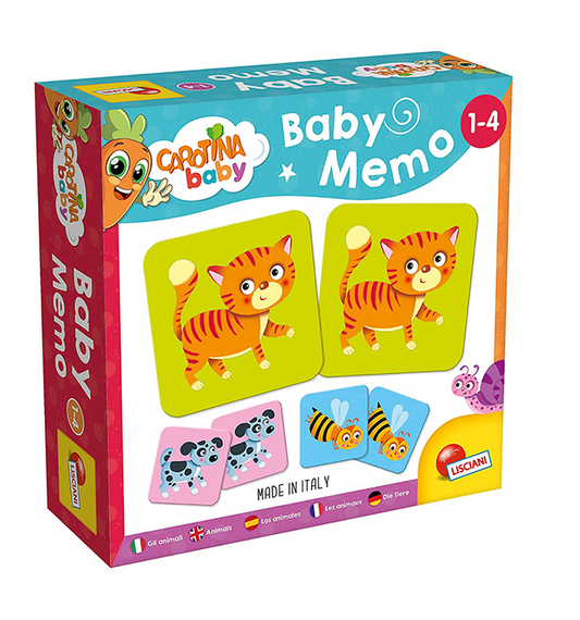 GIOCO LISCIANI- CAROTINA BABY MEMO