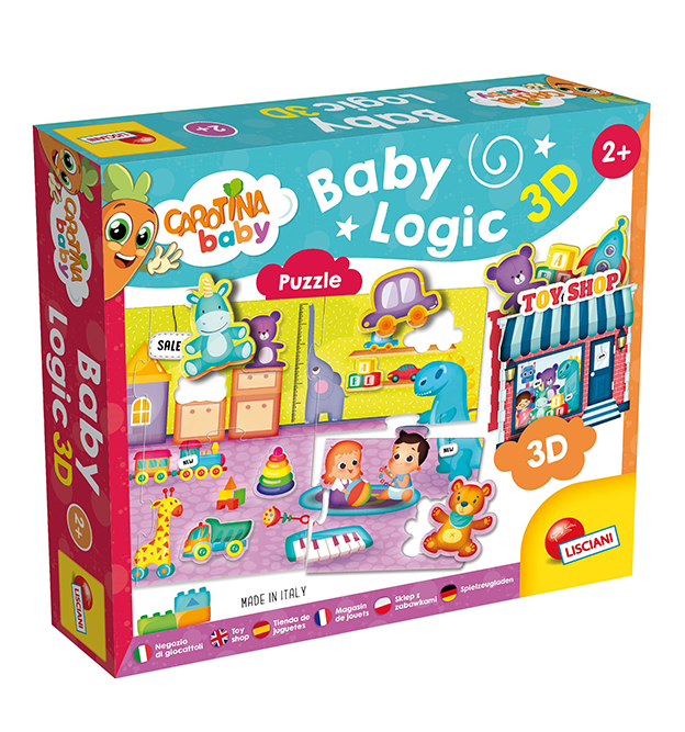 GIOCO LISCIANI- CAROTINA BABY LOGIC 3D GIOCATTOLI