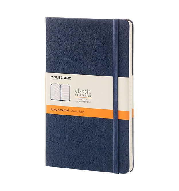 MOLESKINE- RULED NOTEBOOK COPERTINA RIGIDA BLU