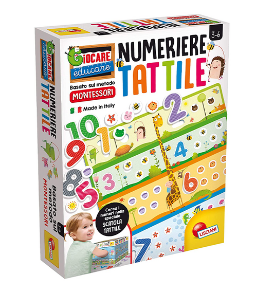 GIOCO LISCIANI- MONTESSORI NUMERIERE TATTILE