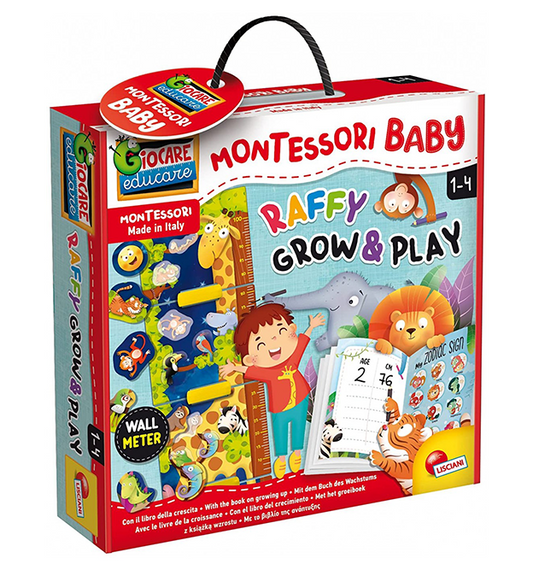 GIOCO LISCIANI- MONTESSORI BABY RAFFY GROW E PLAY