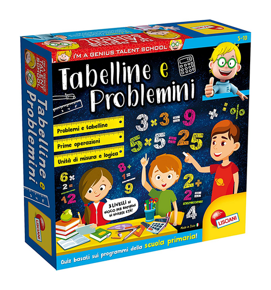 GIOCO LISCIANI- TABELLINE E PROBLEMINI